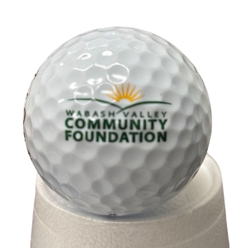 Wabash Valley Community Foundation Logo Top Flite Golf Ball